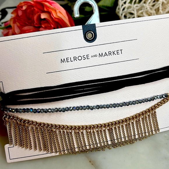 Collier Doré Melrose And Market Avec Pendentifs - Neuf Avec étiquettes, Style Wanderlust